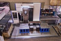 CNC-Fräsmaschine Bimatec Soraluce FLP 6000 im Maschinenpark von duotec Sondermaschinenbau
