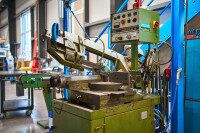 MEP Metallbandsäge im Maschinenpark von duotec Sondermaschinenbau Metallbandsäge von MEP im Maschinenpark von duotec Sondermaschinenbau