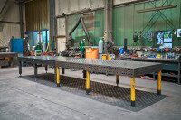 Aufspanntische für die Schweißtechnik bei duotec Sondermaschinenbau Modulare Aufspanntische für präzise Schweißarbeiten bei duotec Sondermaschinenbau